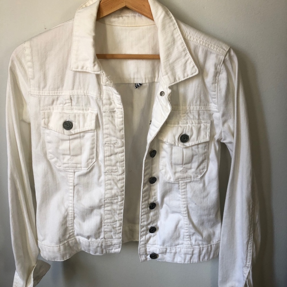 Kut From Kloth white denim jacket